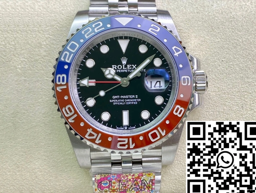 Black Clean Dial Rolex Master Factory M126710BLRO-0001 II GMT 0508